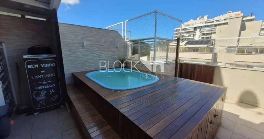 Recreio dos Bandeirantes | Cobertura 3 quartos, sendo 1 suite