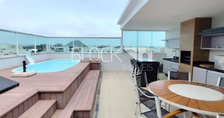 Recreio dos bandeirantes | cobertura 4 quartos, sendo 4 suites