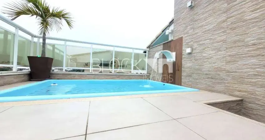 Recreio dos bandeirantes | cobertura 3 quartos, sendo 3 suites