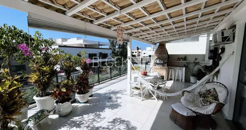 Recreio dos bandeirantes | cobertura 2 quartos, sendo 1 suite