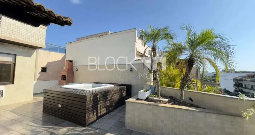 Recreio dos bandeirantes | cobertura 3 quartos, sendo 1 suite