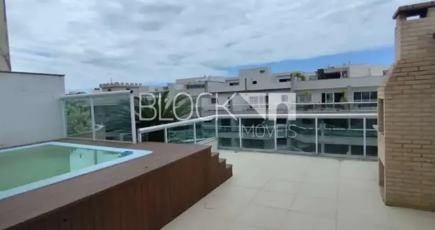 Recreio dos bandeirantes | cobertura 3 quartos, sendo 3 suites