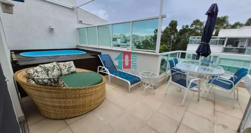 Recreio dos Bandeirantes | Cobertura 3 quartos, sendo 2 suites