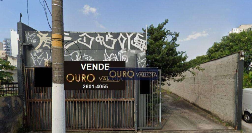 Terreno à venda, 370 m² por R$ 3.700.000,00 - Tatuapé - São Paulo/SP