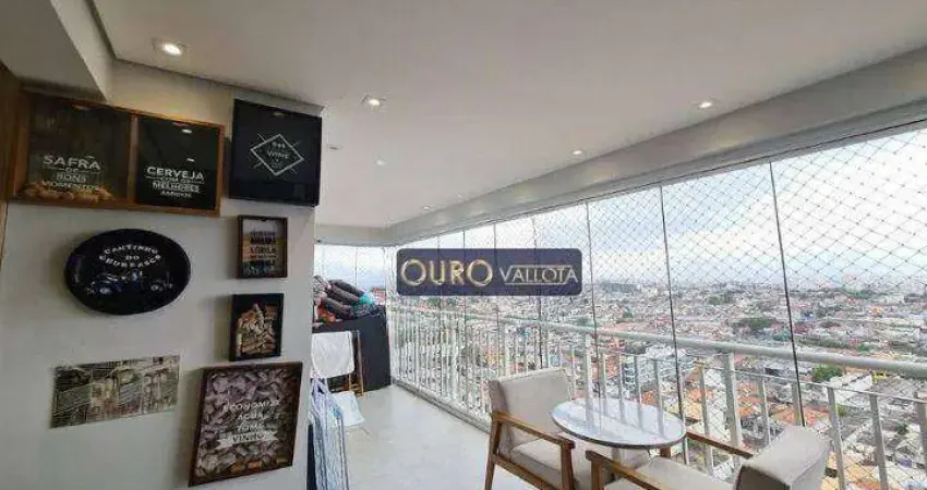 Apartamento com 3 dormitórios à venda, 78 m² por R$ 755.900,00 - Anália Franco - São Paulo/SP