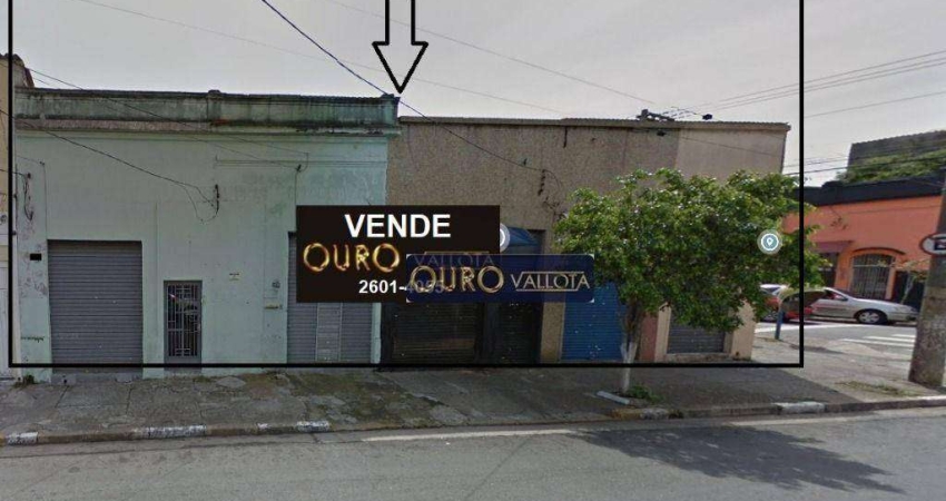 Terreno à venda, 207 m² por R$ 2.400.000,00 - Brás - São Paulo/SP