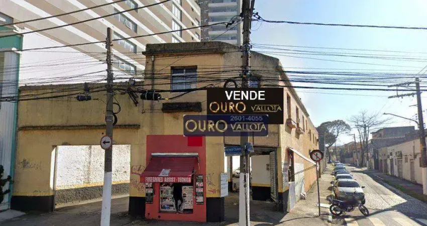 Terreno à venda, 599 m² por R$ 4.700.000 - Vila Prudente - São Paulo/SP