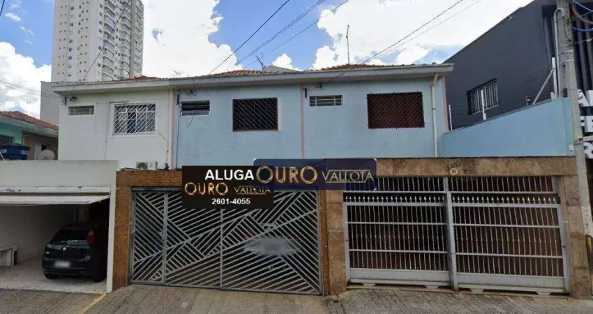 Sobrado com 3 dormitórios para alugar, 120 m² por R$ 4.263/mês - Tatuapé - São Paulo/SP