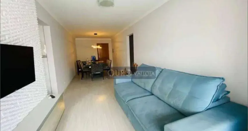 Ap na praia grande, canto do forte, 104m2, 2 dormitórios, suíte,1 vg,