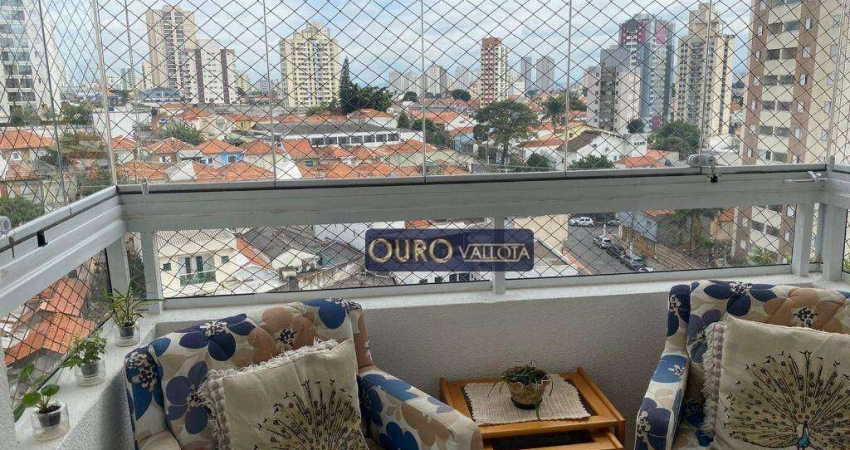Apartamento com 2 dormitórios para alugar, 60 m² por R$ 3.800,00/mês - Mooca - São Paulo/SP