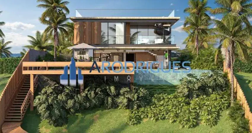 Terreno de alto padrão em condomínio resort: 700m² em catu de abrantes, camaçari-ba. projeto aprovado!