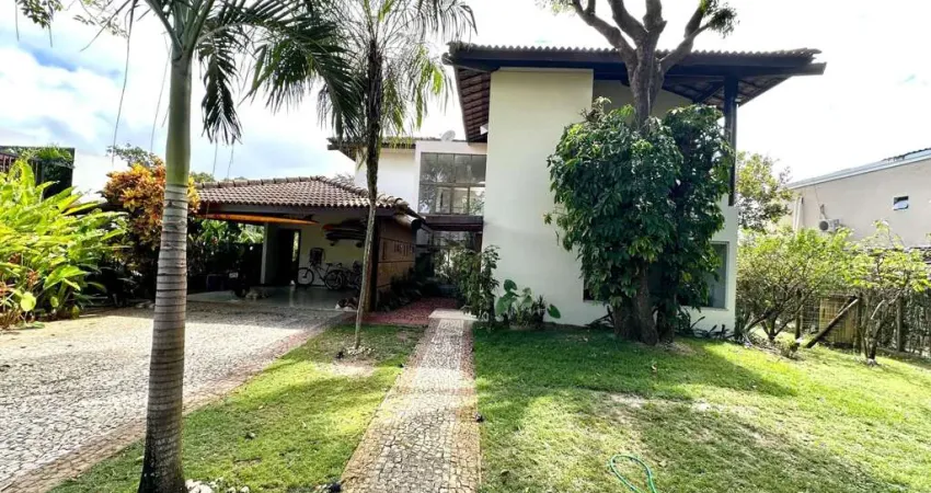 Casa em condomínio para venda em camaçari, busca vida (abrantes), 4 dormitórios, 4 suítes, 6 banheiros, 5 vagas