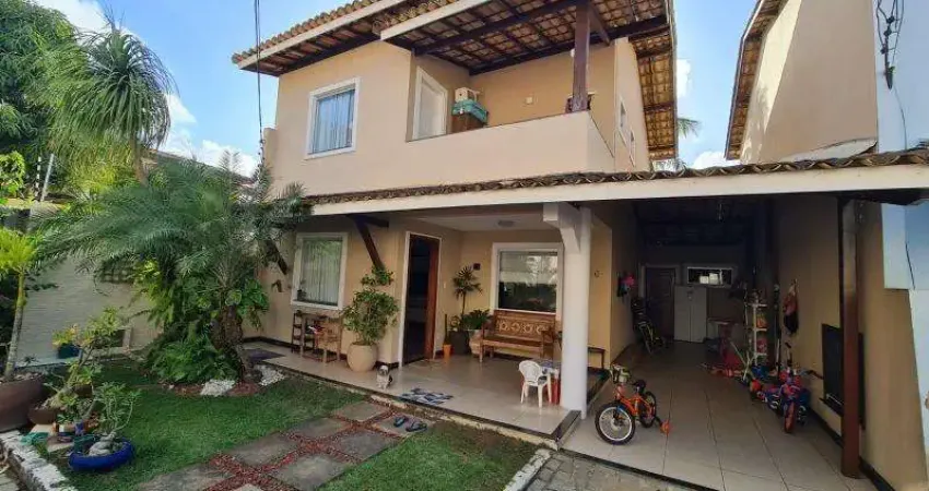 Casa em condomínio para venda em lauro de freitas, pitangueiras, 4 dormitórios, 1 suíte, 3 banheiros, 2 vagas