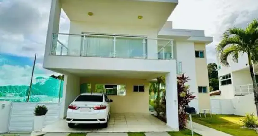 Casa em condomínio para venda em camaçari, vila de abrantes (abrantes), 4 dormitórios, 3 suítes, 6 banheiros, 4 vagas