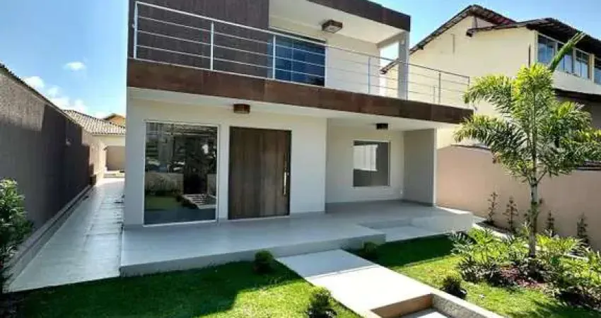 Casa em condomínio para venda em lauro de freitas, buraquinho, 4 dormitórios, 4 suítes, 6 banheiros, 3 vagas