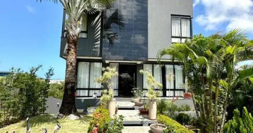 Casa em condomínio para venda em camaçari, alphaville (abrantes), 4 dormitórios, 3 suítes, 5 banheiros, 4 vagas