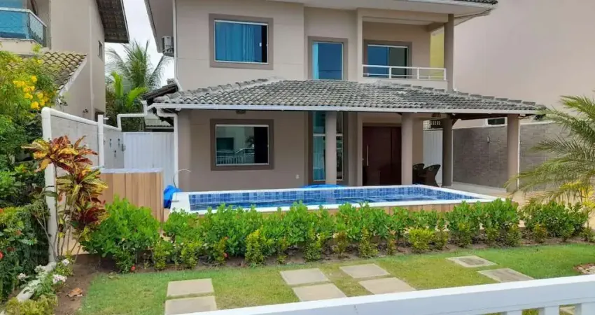 Casa em condomínio para venda em camaçari, parque das dunas (abrantes), 4 dormitórios, 4 suítes, 5 banheiros, 2 vagas