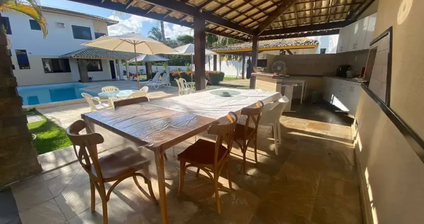 Casa em condomínio para venda em lauro de freitas, vilas do atlântico, 4 dormitórios, 4 suítes, 6 banheiros, 4 vagas