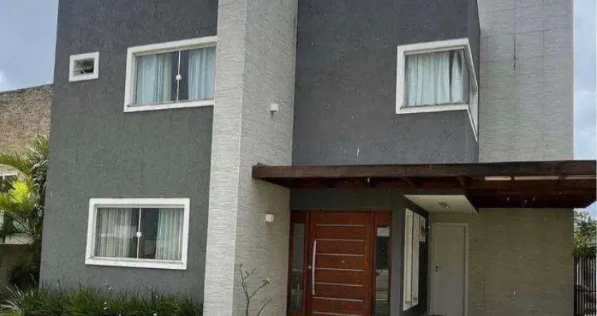 Casa em condomínio para venda em camaçari, alphaville (abrantes), 4 dormitórios, 4 suítes, 5 banheiros, 4 vagas