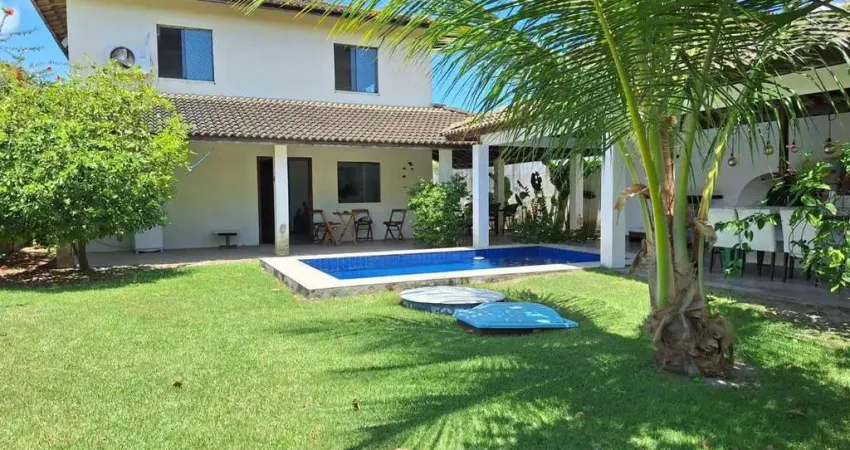 Casa em condomínio para venda em camaçari, busca vida (abrantes), 3 dormitórios, 3 suítes, 5 banheiros, 2 vagas