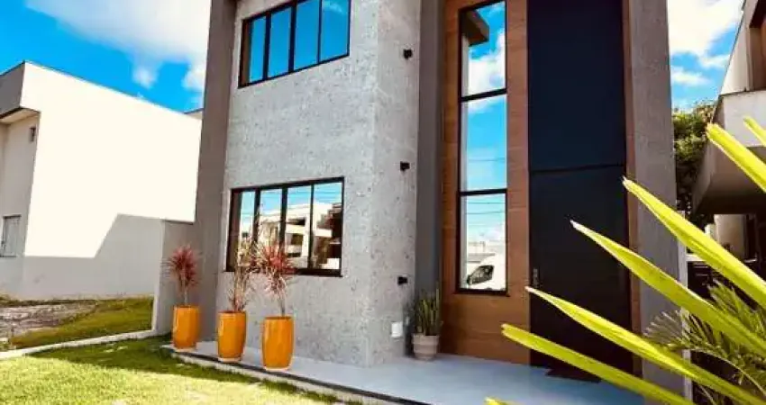 Casa em condomínio para venda em camaçari, vila de abrantes (abrantes), 4 dormitórios, 4 suítes, 5 banheiros, 2 vagas