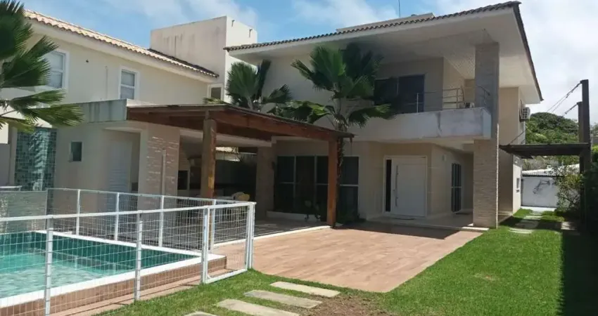 Casa em condomínio para venda em lauro de freitas, buraquinho, 4 dormitórios, 4 suítes, 5 banheiros, 2 vagas