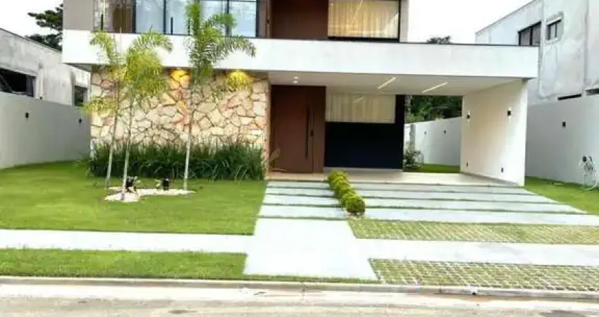 Casa em condomínio para venda em camaçari, alphaville (abrantes), 4 dormitórios, 4 suítes, 5 banheiros, 2 vagas