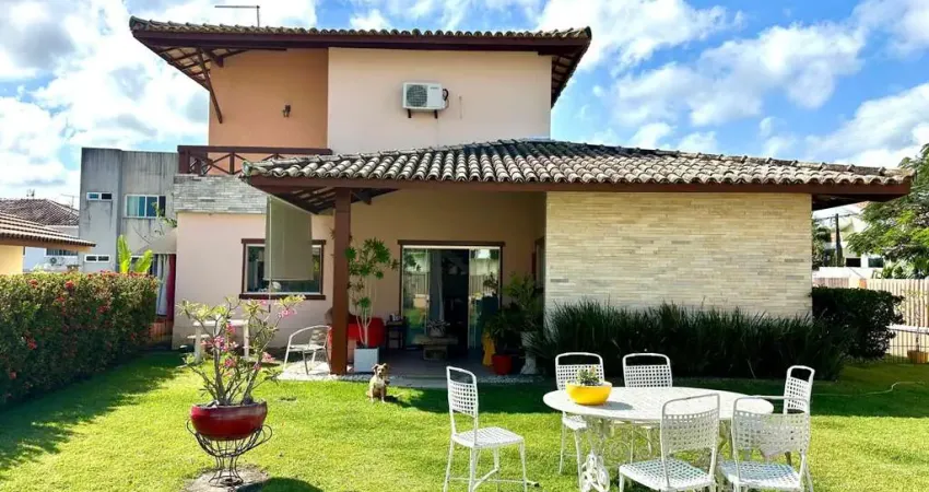 Casa em condomínio para venda em lauro de freitas, portão, 4 dormitórios, 2 suítes, 5 banheiros, 3 vagas