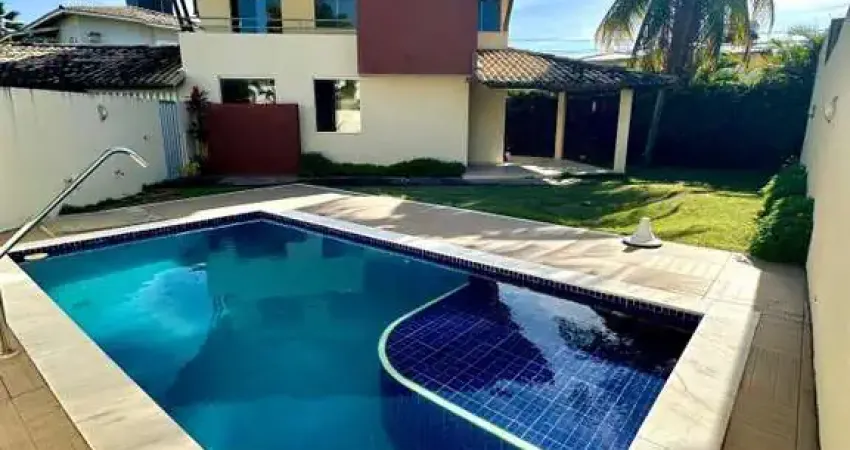 Casa em condomínio para venda em lauro de freitas, buraquinho, 4 dormitórios, 3 suítes, 5 banheiros, 4 vagas