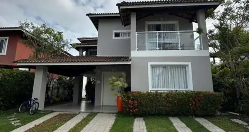 Casa em condomínio para locação em camaçari, catu de abrantes (abrantes), 3 dormitórios, 3 suítes, 4 banheiros, 2 vagas