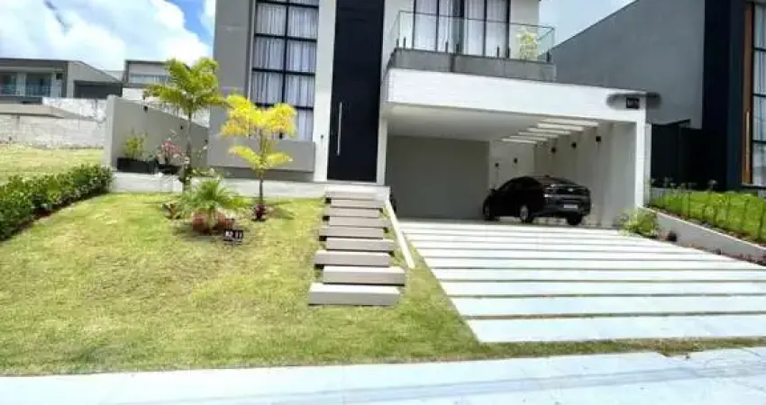 Casa em condomínio para locação em camaçari, abrantes, 4 dormitórios, 4 suítes, 5 banheiros, 4 vagas