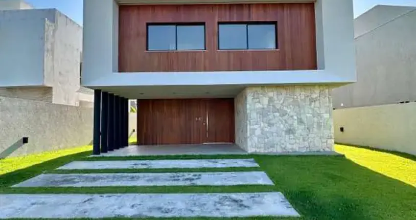 Casa em condomínio para venda em camaçari, alphaville (abrantes), 4 dormitórios, 3 suítes, 6 banheiros, 4 vagas