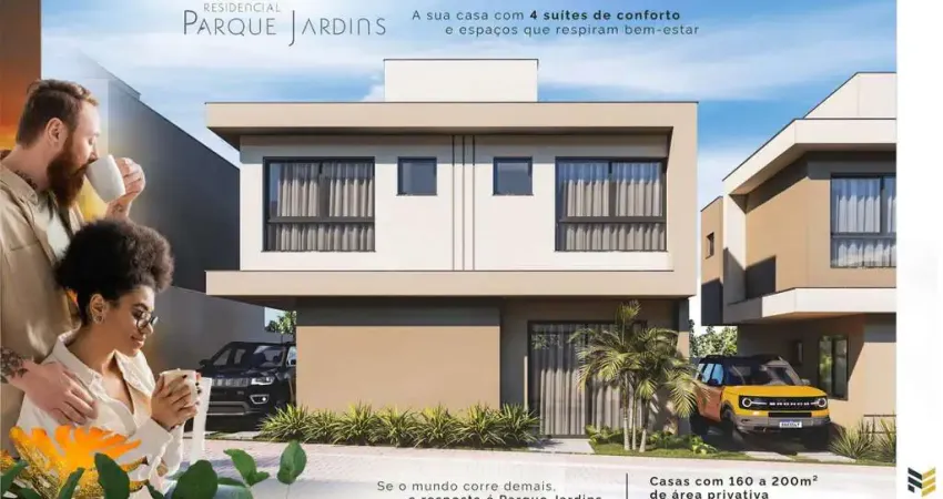 Casa em condomínio para venda em camaçari, catu de abrantes (abrantes), 4 dormitórios, 4 suítes, 5 banheiros, 2 vagas