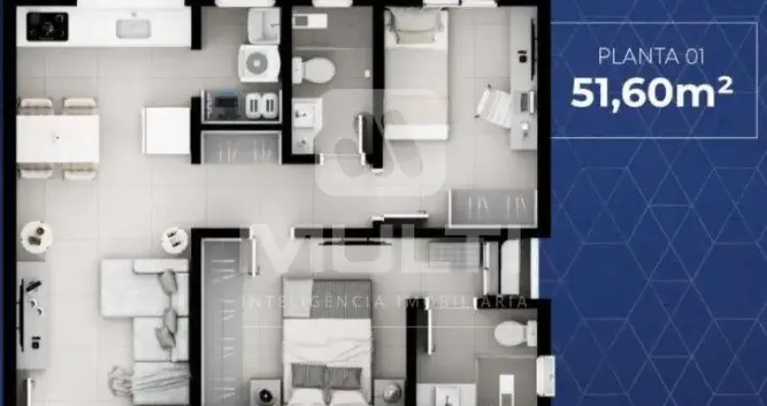 Apartamento com 2 quartos à venda no Santa Mônica, Uberlândia 
