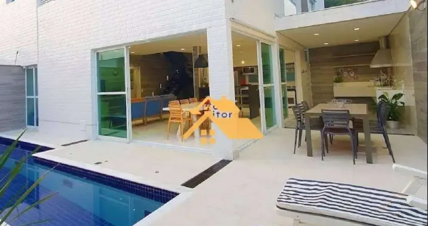 Casa com 4 dormitórios, 200 m² - venda por r$ 1.890.000 ou aluguel por r$9.000/mês - praia de juquehy - são sebastião/sp