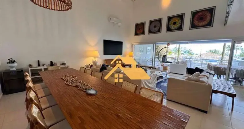 Casa com 5 dormitórios para alugar, 400 m² por r$ 15.000,00/dia - praia de juquehy - são sebastião/sp