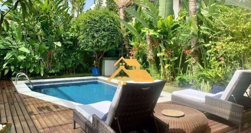 Casa com 5 dormitórios para alugar, 250 m² por r$ 9.250,00/dia - baleia - são sebastião/sp