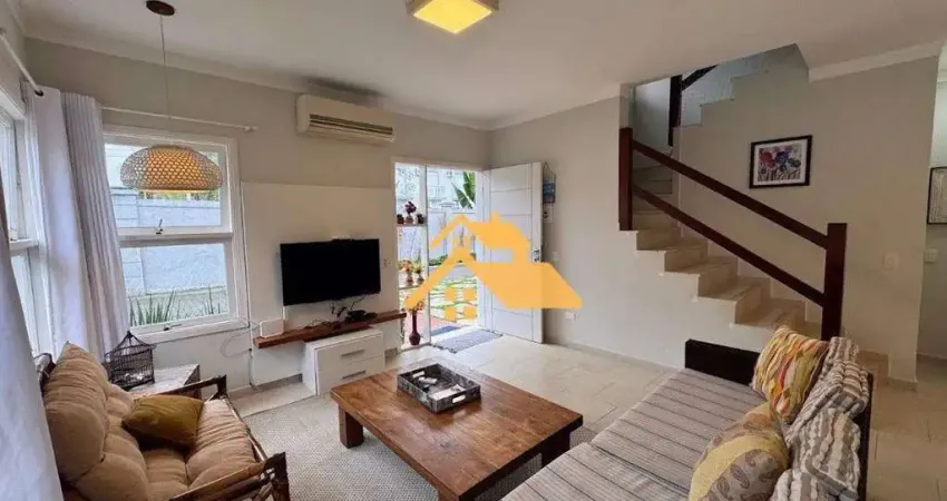 Casa com 3 dormitórios para alugar, 136 m² por r$ 8.500/mês - praia de juquehy - são sebastião/sp