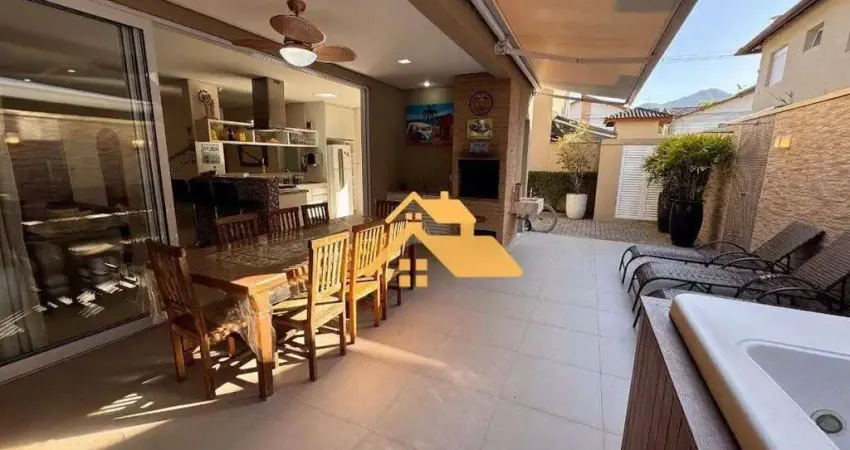 Casa com 4 dormitórios para alugar, 160 m² por r$ 17.400,01 - praia de juquehy - são sebastião/sp