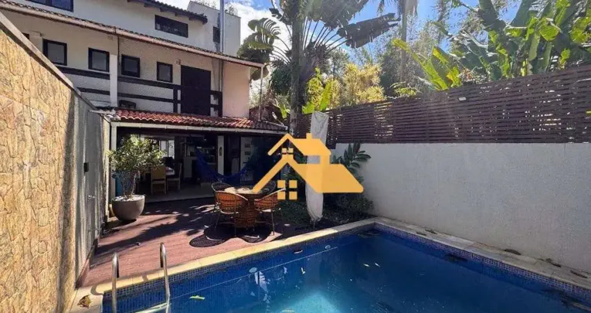 Casa com 4 dormitórios à venda, 180 m² por r$ 3.200.000,00 - praia de juquehy - são sebastião/sp