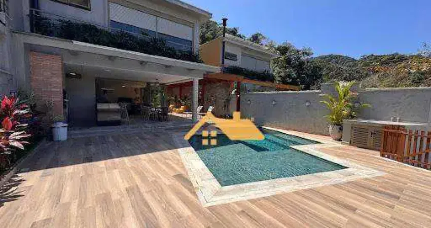 Casa com 5 dormitórios, 250 m² - venda por r$ 5.200.000,00 ou aluguel por r$ 29.800,00/mês - praia de juquehy - são sebastião/sp