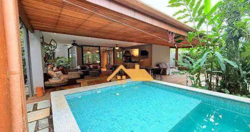 Casa com 5 dormitórios para alugar, 350 m² por r$ 34.050,00/ano - praia da baleia - são sebastião/sp