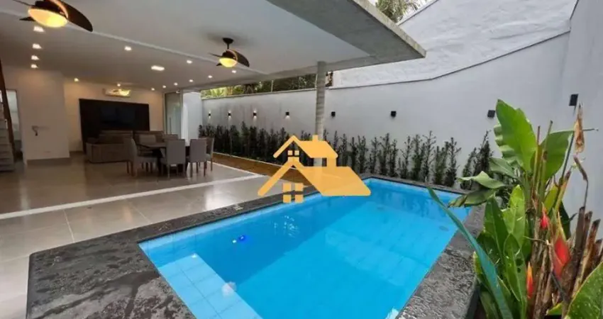 Casa com 4 dormitórios para alugar, 220 m² por r$ 12.200,00 - praia de camburi - são sebastião/sp