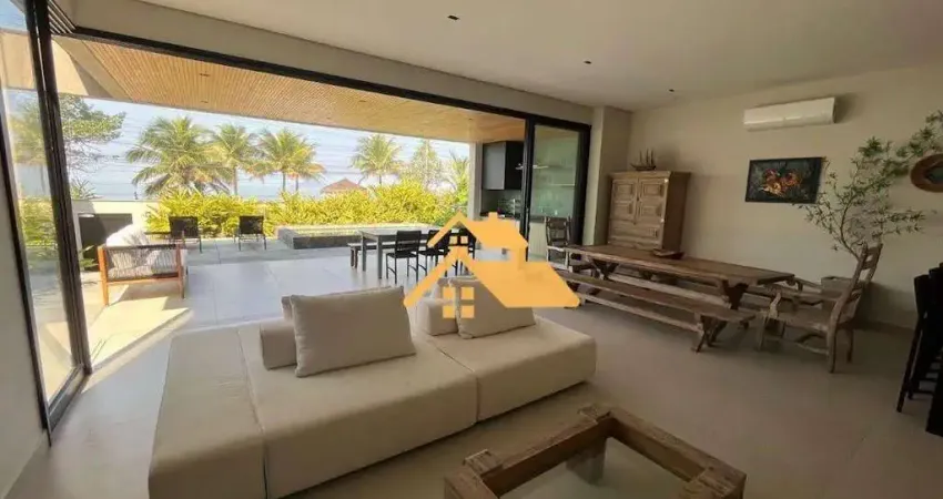 Casa com 4 dormitórios para alugar, 300 m² por r$ 42.200,00/mês - praia de juquehy - são sebastião/sp