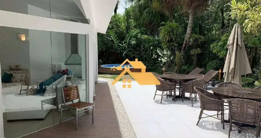 Casa com 5 dormitórios para alugar, 450 m² por r$ 28.000,00/mês - praia do engenho - são sebastião/sp