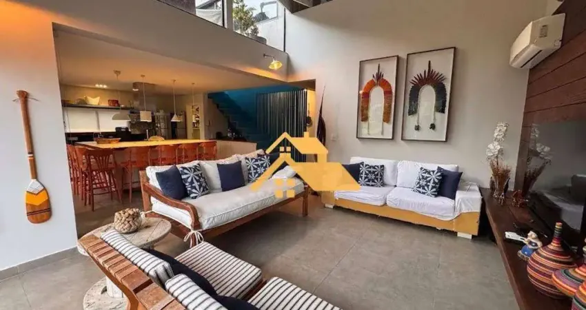 Casa com 4 dormitórios para alugar, 160 m² - praia de juquehy - são sebastião/sp