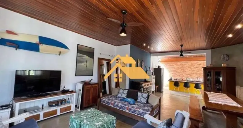 Casa com 3 dormitórios para alugar, 120 m² por r$ 9.700,00 - praia de juquehy - são sebastião/sp