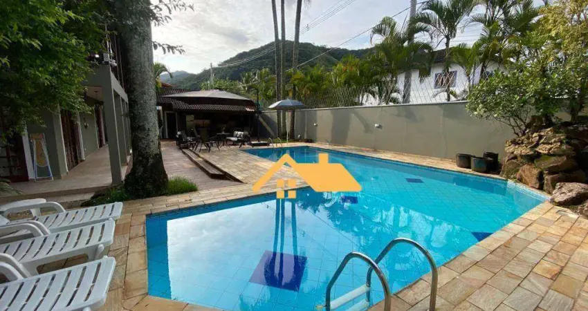 Casa com 4 dormitórios, 300 m² - venda por r$ 3.250.000 ou aluguel por r$ 15.000 - praia de juquehy - são sebastião/sp