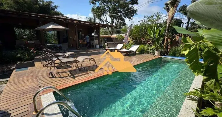 Casa com 4 dormitórios à venda, 250 m² por r$ 4.500.000,00 - praia de camburi - são sebastião/sp