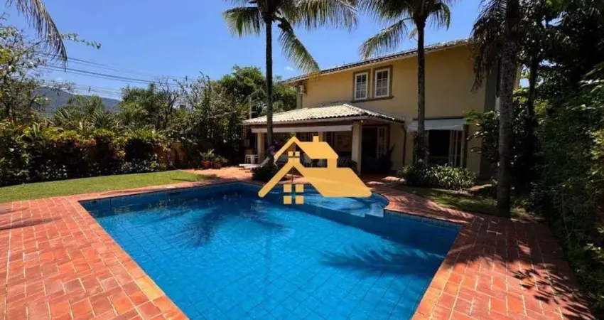 Casa com 5 dormitórios, 300 m² - venda  ou aluguel - praia da baleia - são sebastião/sp